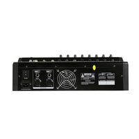 Console de Mixage Audio Numérique DJ Professionnelle 8 Canaux avec Amplificateur USB 16 DSP pour Spectacles Scéniques, Vidéo et Éclairage