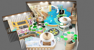 Parque Infantil de Diseño Personalizado, Equipo de Juegos Interior Modular, Centro de Juegos de Espuma Plástica Suave, Parque de Diversiones para Niños, Escuela, Centro Comercial - Product Image 4