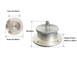 Puerto de orificio de Detección de volumen de aire de aleación de aluminio Puerto de punto de prueba de conducto - Product Image 6