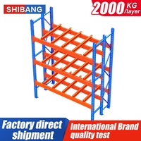 Système d'étagères modulaires en acier enduit de poudre Shibang pour palettes, rayonnage de stockage pour entrepôt