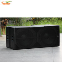 Cinow 2020 nouveau design double réseau de lignes actives de 12 pouces avec dsp à l'intérieur pour chaque gamme complète et subwoofer