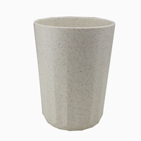 350ml Tasse en fibre de blé Tasse à paille de riz Tasse à café en paille de blé