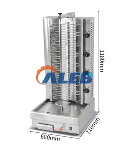 Rôtissoire électrique à gaz verticale automatique <span class=keywords><strong>de</strong></span> <span class=keywords><strong>table</strong></span> Caleb Commercial avec fonction <span class=keywords><strong>de</strong></span> rotation et racloir à viande <span class=keywords><strong>pour</strong></span> la <span class=keywords><strong>cuisson</strong></span> <span class=keywords><strong>de</strong></span> viande à la turque - Product Image 2