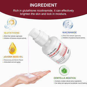 Belleza Piel Hidratante Nicotinamida Coreana Brillo Cambio de color <span class=keywords><strong>Crema</strong></span> blanqueadora facial - Product Image 2