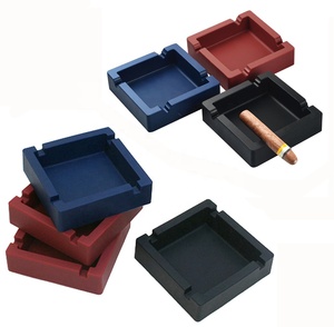 Factory Modern Design High-Temperature Silicone Square <strong>Ashtray</strong> Drop-Proof Hot Cigar <strong>Ashtray</strong> For Smoking Accessories - Product Image 3