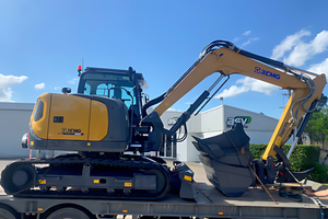 รถขุดตีนตะขาบไฮดรอลิกใหม่เอี่ยม 10 ตัน รุ่น XE80U สำหรับขาย - Product Image 6