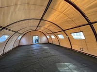 Dôme tunnel arqué personnalisé en acier ou en aluminium, tente militaire en toile pour le désert, style Moyen-Orient