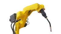 Mini bras robotique industriel automatique pour soudage, pulvérisation de gaz, polissage, machine de soudage à 6 axes, 200 cm pour pistolet de soudage laser