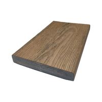 Planche de terrasse composite en PVC résistant aux fissures pour l'extérieur