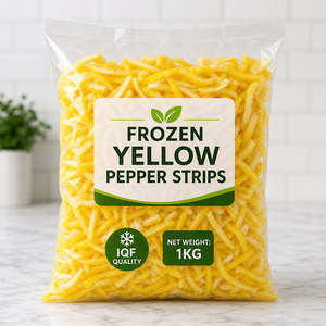 Nouvel Arrivage IQF 100% Naturel, Homologué FDA, Approvisionnement Annuel pour Plats Préparés, <span class=keywords><strong>Légumes</strong></span> Mixtes Surgelés, Poivron Jaune - Product Image 4