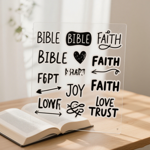 Pegatinas de pasaje de las Escrituras, texto bíblico, pegatinas cristianas alentadoras, pegatina de cita bíblica religiosa para planificador de diario - Product Image 2