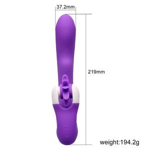 Groothandel Tongrotatie Constante Temperatuur Verwarmde Vibrator Vrouwelijke Masturbator AV Model A-12 40dB Stil Volwassen Seks Speelgoed - Product Image 4