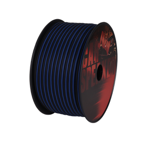 Câble de haut-parleur de voiture CCA, gaine flexible en PVC mate, normes américaines, noir et bleu, paied 14AWG - Product Image 2