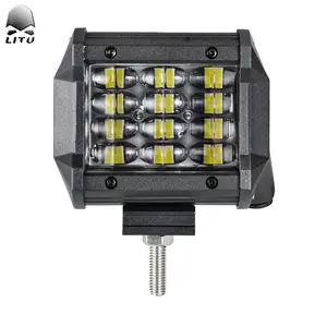 Lampu led truk 4x4 kualitas tinggi lampu led offroad 4 inci 36w lampu kerja led persegi otomotif lampu kerja 12v