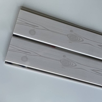 Panneau de plafond en PVC imperméable à l'eau de vente chaude du ménage de commerce pour la décoration extérieure de salle de bain épaisseur de 7mm