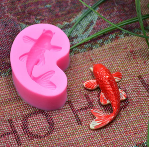 Moule en silicone 3D Poisson Rouge et <span class=keywords><strong>Carpe</strong></span> Koï, Outil <span class=keywords><strong>de</strong></span> décoration <span class=keywords><strong>de</strong></span> gâteaux en pâte à sucre en forme <span class=keywords><strong>de</strong></span> poisson, Moule <span class=keywords><strong>de</strong></span> cuisson Poisson Chanceux pour la célébration <span class=keywords><strong>de</strong></span> l'année du poisson - Product Image 6