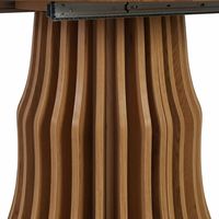 Ensemble de table à manger extensible en bois massif, table à manger et 6 chaises, meubles de salle à manger en bois extensibles pour la maison, vente en gros