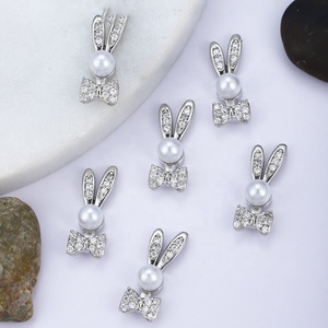 Paso Sico-accesorios para <span class=keywords><strong>uñas</strong></span>, adornos <span class=keywords><strong>de</strong></span> <span class=keywords><strong>uñas</strong></span> <span class=keywords><strong>de</strong></span> zirconia <span class=keywords><strong>de</strong></span> lujo para diseño 3D, conejo, oso, flores, perlas, DIY, <span class=keywords><strong>2022</strong></span> - Product Image 5