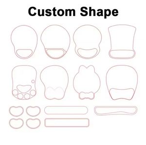 Wholesale Custom Logo for Promo Business Gift Mouse Pad With Wrist Rest Waterproof Non-Slip Ergonomic - Product Image 5