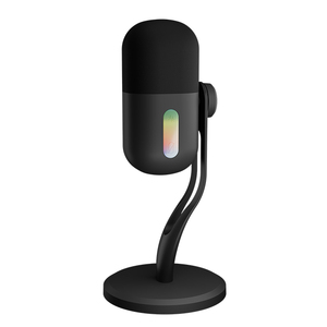 <b>Condenser</b> <b>Microphone</b> With RGB Light, Noise Suppression Mute Button for PC Gaming Podcast, 48kHz ZoomTeams MK06 RGB Lighting Enha - Product Image 5