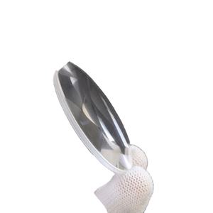 Lente óptica esférica de 45mm de diámetro Lente biconvexa de vidrio grande para láser - Product Image 4