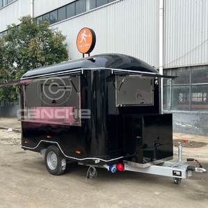 Foodtruck de rue USA Mexique Hawaï BBQ Fast Food Remorque Van Mobile Foodtruck à crème glacée avec deux essieux - Product Image 4