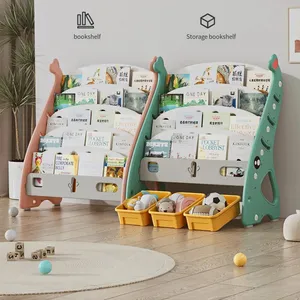 NEUZUGANG kinder schreibtisch-oberteil bücherregal baby-spielzeug aufbewahrungsmöbel baby plastik-buchregal kinder-buchregal