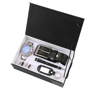 Business <strong>Gift</strong> Set Men Luxury Quartz Watch Pen Keychain-Polyurethane Material-Perfect Valentine's Day Christmas <strong>Gift</strong> for <strong>Dad</strong> - Product Image 4