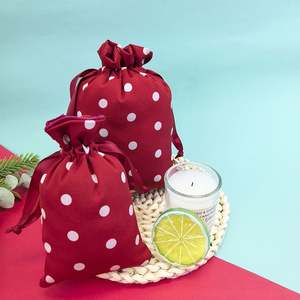 Wholesale Customized Recyclable Cotton Bags Handheld Storage <b>Pouch</b> Inner <b>Drawstring</b> for Cosmetics Wedding Necklaces Gemstones - Product Image 5