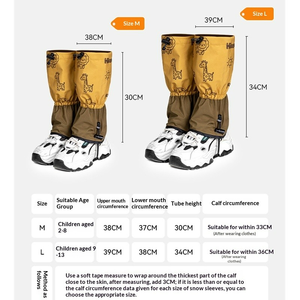 Polainas de Nieve Personalizadas para Niños, Cubre Calzado de Protección contra Arena del Desierto, Polainas Impermeables para Niños para Senderismo, Nieve, Arena y Escalada - Product Image 5