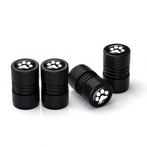 Lot de 4 capuchons de valve en métal pour pneus de voiture, moto, vélo – Cache-poussière de tige de valve avec logo personnalisé pour jantes de roue - Product Image 2