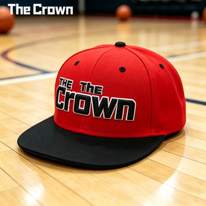 Custom Logo 6 Panel Structured <b>Flat</b> Brim Cap Wholesale Bulk 3D Puff Embroidery Two Tone Snapback <b>Hat</b> Manufacturer - Product Image 3