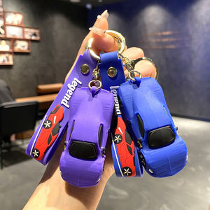 Llavero creativo 3D <span class=keywords><strong>de</strong></span> coche <span class=keywords><strong>de</strong></span> carreras <span class=keywords><strong>de</strong></span> PVC, llavero <span class=keywords><strong>de</strong></span> coche <span class=keywords><strong>de</strong></span> dibujos animados, colgante para bolso, llavero <span class=keywords><strong>de</strong></span> modelo <span class=keywords><strong>de</strong></span> coche, venta al por mayor - Product Image 3