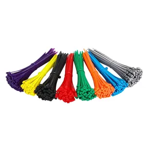 High Security Nylon Cable Tie Heavy Duty Self-Locking Zip Ties Multi-Purpose UV Resistant Black Cable Zip Ties