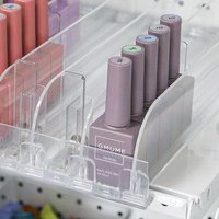 Vente flash : Organiseur de cosmétiques, de rouges à lèvres et de vernis à ongles, étagère de supermarché à largeur réglable, système de séparateur de poussoir pour cigarettes et tabac