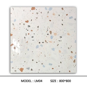 Gạch Lát Sàn Terrazzo Màu Sáng Bóng Gạch Lát Sàn Chống Trượt 800X800 Dành Cho Nhà Hàng Quần Áo Cửa Hàng Trung Tâm Mua Sắm Phòng Khách - Product Image 5
