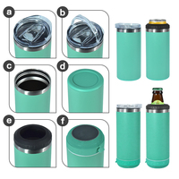 Speaker Pintar 4 in 1 Custom 16 oz, Cangkir Pendingin 16oz, Stainless Steel Berlapis Bubuk, Speaker Nirkabel, Tumbler Musik