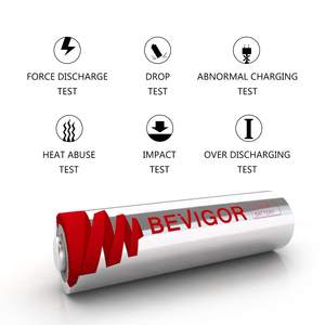 BEVIGOR 1100mAh 1.5V AAA円筒形リチウムイオンリチウムイオン電池12パック非充電式リモートハウス機器卸売 - Product Image 3