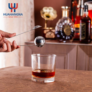 أكواب ويسكي وسكوتش زجاجية شفافة بقاعدة ثقيلة مزدوجة الطبقات سعة 330 مل (11 أونصة) للبار والكوكتيلات، متوفرة بالجملة وحسب الطلب - Product Image 6