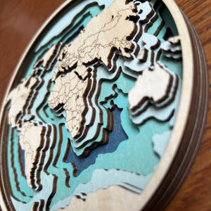 Fabricante de madera láser, 6 capas, corte láser, <span class=keywords><strong>mapa</strong></span> <span class=keywords><strong>3D</strong></span> <span class=keywords><strong>del</strong></span> <span class=keywords><strong>mundo</strong></span>, panel multicapa, <span class=keywords><strong>mapa</strong></span> <span class=keywords><strong>del</strong></span> <span class=keywords><strong>mundo</strong></span> de madera <span class=keywords><strong>3D</strong></span> - Product Image 5