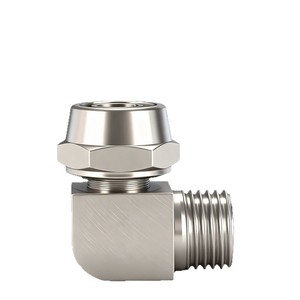 <b>Quick</b> Coupler Right Angle Elbow 1/4 3/8 1/2 Inch Copper Plated Nickel Pneumatic Hose <b>Connector</b> Lock Nut Fitting - Product Image 1