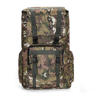 Sac à dos de randonnée tactique de grande capacité 120L, imperméable, camouflage, tendance, pour les loisirs, les voyages et la randonnée en montagne - Product Image 4