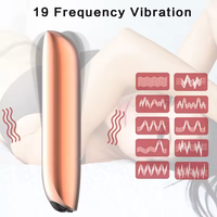 Starker Schock-Vibrator mit Frequenzvibration, Silikon + ABS Material, USB Aufladbar, Täglich Wasserdicht, Multi-Geschwindigkeitsmodus 10