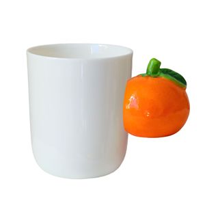 Juego de Tazas de Cerámica Blanca Original Niche, Aptas para Microondas y Lavavajillas, Diseño Creativo Pintado a Mano, Regalo para Mejores Amigos, Café - Product Image 3