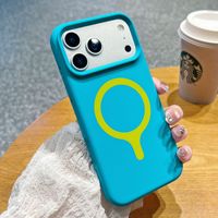 Coque antichoc et étanche en TPU couleur bonbon, toucher doux, anti-salissure, compatible avec le chargement sans fil magnétique pour iPhone 16 17 18 Pro Max