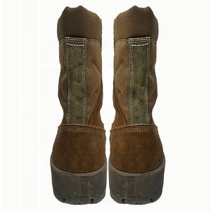 <span class=keywords><strong>Bottes</strong></span> de sécurité supérieures en toile respirante légère pour hommes chaussures tactiques haut de gamme dans la jungle du désert pour la randonnée hivernale avec fermeture à <span class=keywords><strong>lacets</strong></span> - Product Image 5