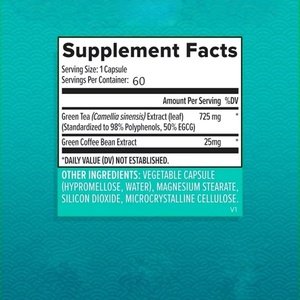 Cápsulas de Hoja de Té Verde OEM/ODM, Gran Venta, para el Control Físico, Cápsulas de Extracto de Hoja de Té Verde - Product Image 3