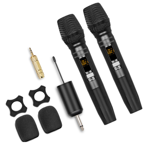 Micrófono Dinámico Inalámbrico UHF Profesional W5 de Mano, Precio de Fábrica, para Enseñanza - Product Image 2