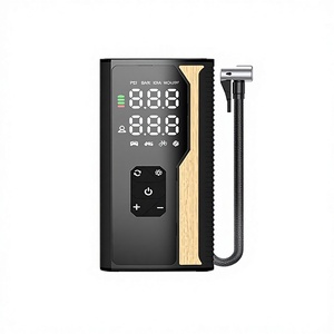 Compresseur d'air portable <span class=keywords><strong>professionnel</strong></span> 6000 A à charge rapide avec affichage numérique, lampe de poche intégrée pour urgences automobiles – Prêt à l'emploi - Product Image 2