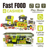 Jouets chanceux caissier de restauration rapide pour enfants maison jouer jouets cadeau semblant ordre Ing compteur supermarché Einkaufs Machine
